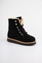 K.965 Teddy Bear Boots P.-Black - 28