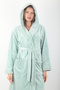 Women's Hooded 100% Bamboo Short Dressing Gown - 2