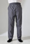 Men's Elastic Waist Pocket Hajj Umrah Linen Shalwar Pants - Anthracite (VŞN) - 6