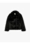 Suni Faux Fur Coat Long Sleeve Crop - 3