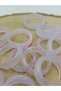 Agate Stone Ring – Foggy Light Pink Variegated – Faceted Cut – 6mm Thickness (59916) - Price Is for 1 Piece of Ring - 2