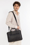 Grandora 100% Genuine Leather 15.6 Inch Laptop Briefcase – 3 Compartments, Pool Zipper - 8