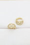 Style Pearl/Xuping Jewelry Chain-Shaped Zircon Stone Earrings - 4