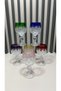 Bohemia Crystal Colorful Handcrafted Coffee Side Water Glass 150 ml - 4