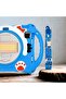 Kids Cat-Themed Shockproof Case for iPad Air 4th Generation - 360° Rotating Stand & Adjustable Strap - 8