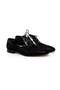 Black Color Lace-Up Genuine Leather Men's Shoes