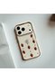 iPhone 15 Pro Max (6.7 Inch) Compatible Silvery Transparent Stone Silicone Case
