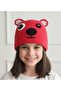 Organic Cotton Knitted Teddy Bear Hat (8-10 Years) – Soft, Breathable, Handmade - 2
