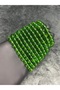 10 Pieces Green Glass Beads Natural Stone Bracelet