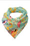 Nile Green Aquarium Eye Pattern Bandana Scarf - Eye Pattern Bandana Aquarium Patterns - 2