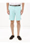 Men's Light Green Classic Cut Shorts - 2