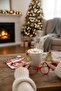 Christmas Themed Sparkling Pine Tree Party Glasses – Sparkling Pine Tree Christmas Party Glasses - 3