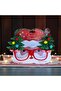 Christmas Themed Sparkling Pine Tree Party Glasses – Sparkling Pine Tree Christmas Party Glasses - 8