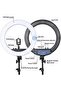 RL-18 LED Soft Ring Light, 3200K-5600K, Adjustable Brightness, 3 Holders, USB, Remote, White - 5