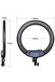 RL-18 LED Soft Ring Light, 3200K-5600K, Adjustable Brightness, 3 Holders, USB, Remote, White - 4