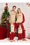 Unisex Two Colors Merry Christmas Print Family Matching Top and Bottom Set (Sizes Must Be Added Separately to the Cart) - 3