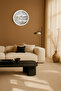 Abstract - Bohemian Modern Wall Clock - 42cm - White Case with Glass Front - Silent Mechanism - 2