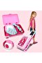 Beauty Playset 2 in 1 Vanity Mirror Makeup Suitcase Trolley, With Lights & Sound - Multicolour - 7