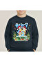 Boy's Christmas New Year Printed 3 Thread Fleece-Lined Winter Sweatshirt / Tracksuit Set