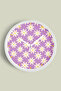 Abstract Flower Modern Wall Clock - 42cm - White Case with Glass Front - Silent Mechanism