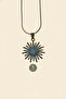 Steel Sun Necklace - 4