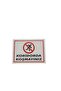 Running in the Hallway – 5 mm Foil Print on Decote Warning Sign 15 cm × 20 cm