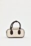 Contrast Crossbody Bag Beige - 2