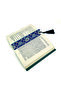 Turquoise Floral Tile Pattern Printed Bookmark 5X19 Ag-Tçiçek3 - 2