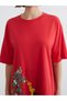 Peak New Season Crew Neck Christmas Themed Women's Nightgown - 3