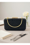Black Color Crystal Stone Women's Evening Dress Bag - 5