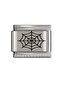 Italian Charm Steel Bracelet Charm Spiderman Web Laser Printing Does Not Fade Does Not Tarnish Steel