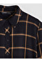 Lcwaikiki Classic Black Belted Plaid Women's Shirt Tunic - 6