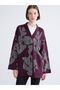 Seray New Season V-Neck Patterned Oversized Women's Knitwear Cardigan
