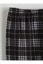 Crew Neck Plaid Boys' Pajamas - 6