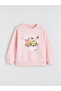 Özmarka New Season Spongebob Printed Girls' Thick Sweatshirt