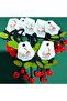 New Year's Christmas Gift Girl's Cherry Buckle (1 Pair) - 4