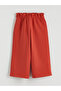 Lcw Kids Red Elastic Waist Girls' Thick Sweatpants 2-Piece Set - 2