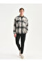 Regular Fit Plaid Men's Lumberjack Shirt Jacket - 4