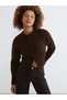 Crew Neck Women's Knitwear Cardigan
