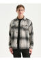 Regular Fit Plaid Men's Lumberjack Shirt Jacket