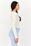 Women Sportswear Fit Long Sleeve Outdoor Cardigan, Light Grey - 4