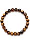 Tiger's Eye Stone Meditation Bracelet - Reiki Elastic Bracelet for Men and Women of Evil Spi - 2