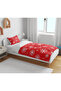 Snowflake Winter Themed 3D Digital Printed Single Person Christmas Duvet Cover Set Sleeping Set - 3