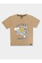 Graphic Print Round Neck Fashion T-shirt
