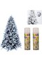 White Snow Spray & Crazy Ribbon Decoration Party Spray 250ML (4 Piece)
