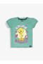 Graphic Print Round Neck Fashion T-shirt