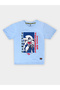 Graphic Print Round Neck Fashion T-shirt