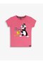 Graphic Print Round Neck Fashion T-shirt