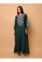 Solid Casual Jalabiya Embroidery Details on Front and Sides - 5