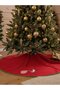 Christmas Santa Embroidered Pine Tree Cover (90cm) - 2